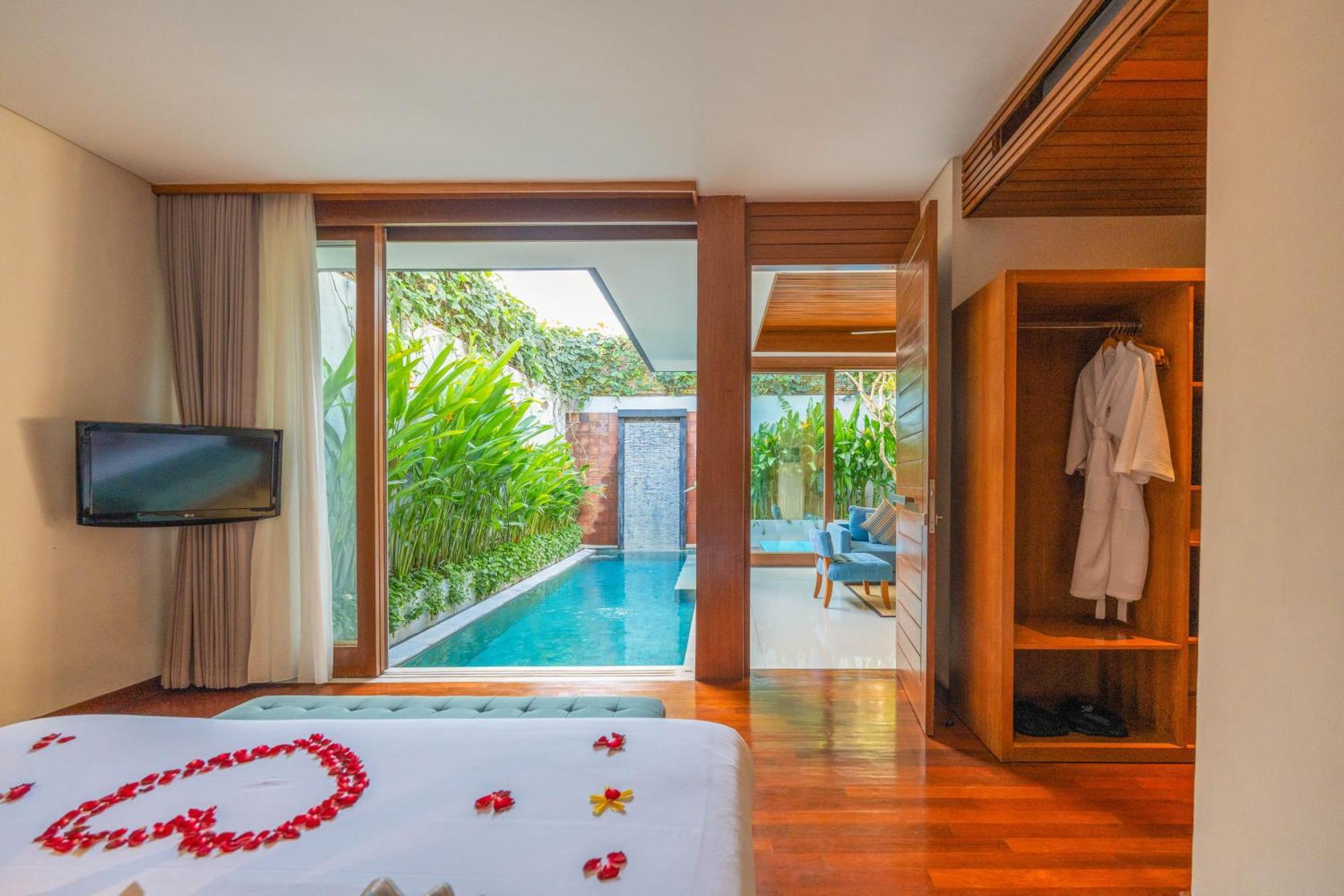 Maca Villas And Residence Umalas Seminyak Buitenkant foto